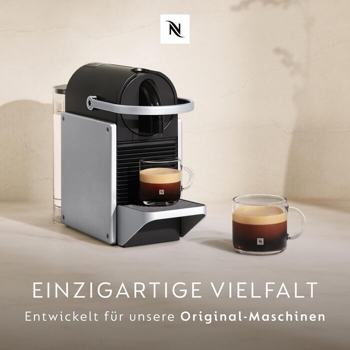 Капсули Nespresso Original: набір 100 шт. Еспресо та Лунго, різні ступені обсмаження, сумісні з оригінальними капсульними машинами