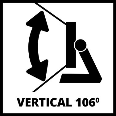 Einhell Cordless Lamp TE-CL 18/2000 LiAC - Solo Power X-Change (18 V, Lithium-Ion, swiveling lamp head, White, Hybrid function, without battery and charger)