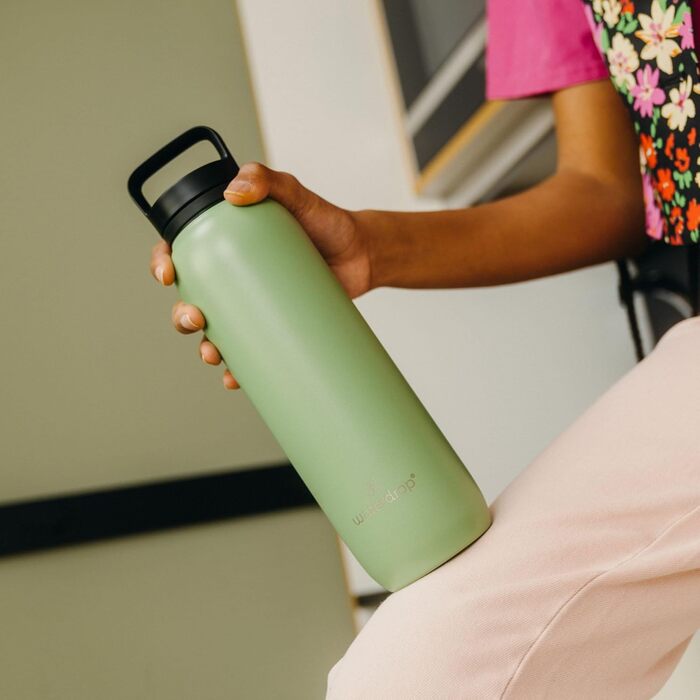 waterdrop® All-Purpose Thermos Flask 1L, insulated stainless steel drinking bottle, 24h cold - 12h hot, leak-proof & shatterproof