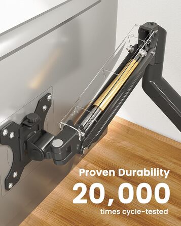 Кріплення для монітора ErGear 13-34 дюйми, до 10 кг, VESA 75/100, гнучка підставка для ігор