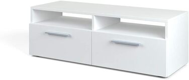Тумба під телевізор Vicco Diego, білий глянець, 95x38 см