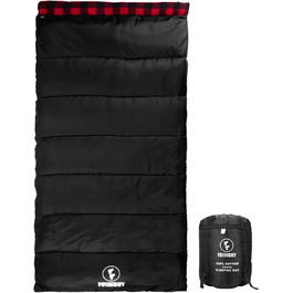 Спальний мішок фланелевий теплий 3-4 сезони XXL з бавовняним утеплювачем для дорослих, риболовлі, кемпінгу, піших прогулянок, подорожей, дому. Синій з наповнювачем 2lbs (Червоний з наповнювачем 4lbs)