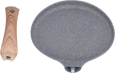 Сковорода для тортильї Comal з антипригарним покриттям, сіра алюмінієва, для індукційних плит, сковорода для млинців та крепів