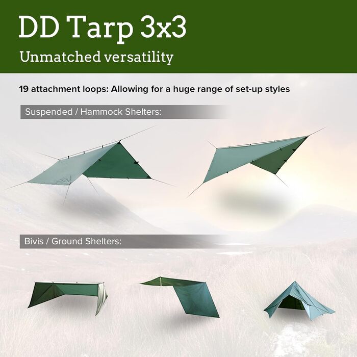 Намет DD Plane 3x3 м, Coyote Brown - легкий, універсальний та міцний