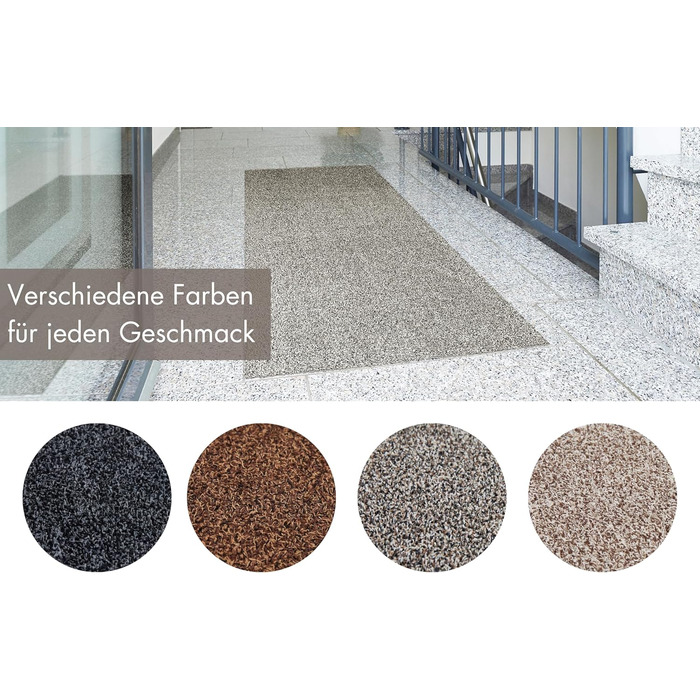 Килимок для порогу Samson Türmatte: миючий, з антиковзким покриттям, 40x60 см, бежевий