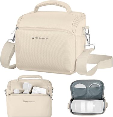 Сумка-рюкзак для фотокамери K&F Concept Beige - для фотографів, повсякденне використання