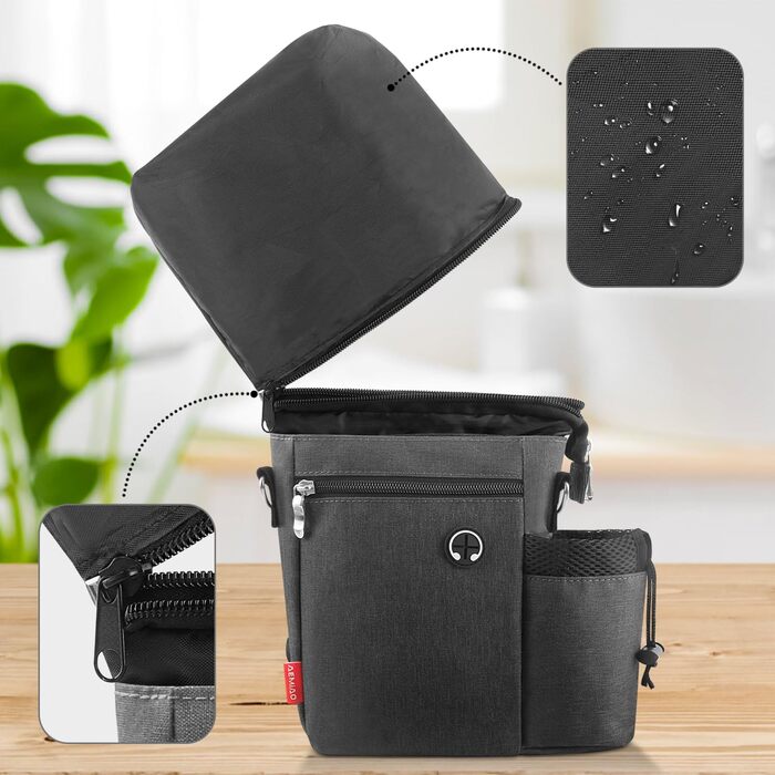 Сумка для собак Leckerlibeutels з пляшкою для води, контейнером для ласощів та відсіком для відходів