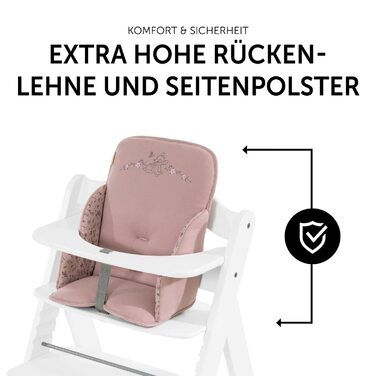 Подушка-вкладиш Hauck Alpha Cosy для стільчика Alpha+, Beta+, Arketa, високою спинкою, Disney Bambi Rose, для дітей 6-36 міс.