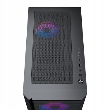 Корпус Preyon Nest Aero ARGB Midi Tower, чорний