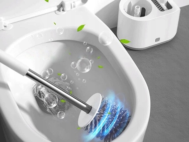 Силіконовий набір для чищення унітаза 2в1: подвійний комплект щіток для туалету