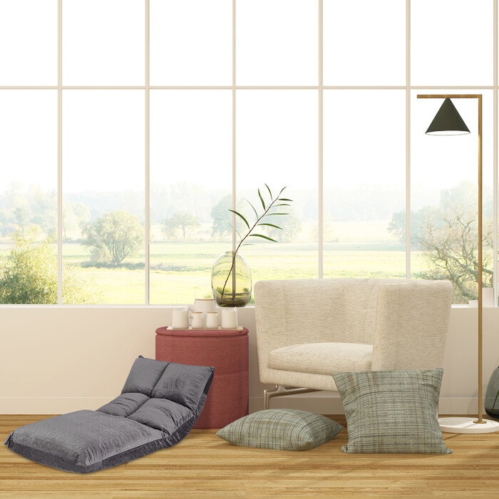 Підлогове крісло Relaxdays з регульованою спинкою