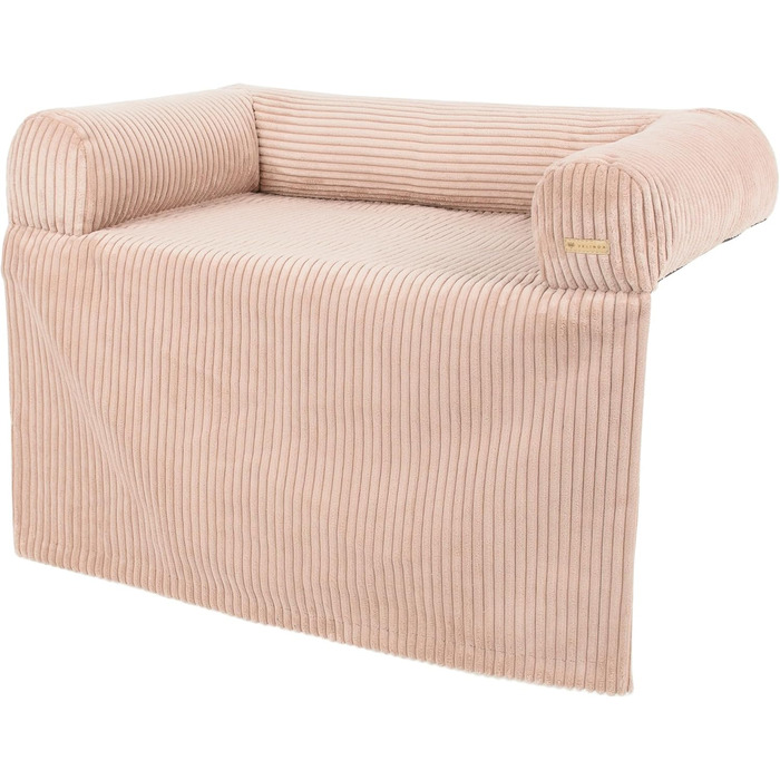 Ліжко для собак Velinda, м'яке собаче ліжко, диванчик для собак, захисна підстилка для дивана (рожевий, Cord)