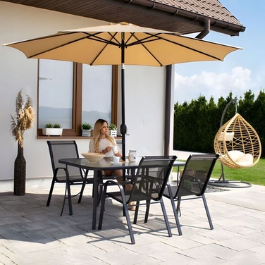 Металевий прямокутний стіл MultiGarden, 120 x 70 x 71 см