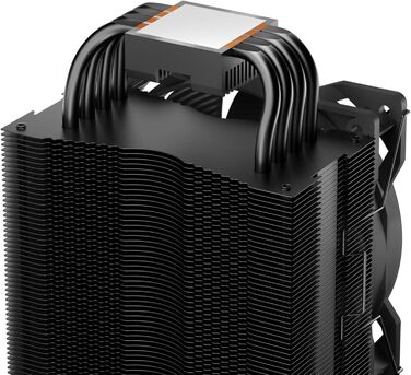 be quiet! Pure Rock 2 Black - кулер для CPU, 150W TDP, 120mm PWM, 4 теплові трубки, асиметричний дизайн