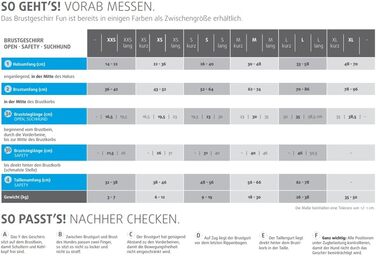 Шлейка для собак Anny-X Brustgeschirr Fun чорного кольору, розмір XL-короткий (обхват грудей 78-96 см)