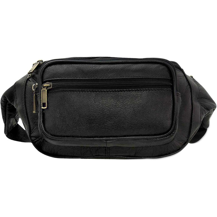 STILORD 'Maverick' - Сумка на пояс, нагрудна сумка, через плече, для фотоапарата, чорна з м'якої шкіри (Діапазон: чоловіча/жіноча)