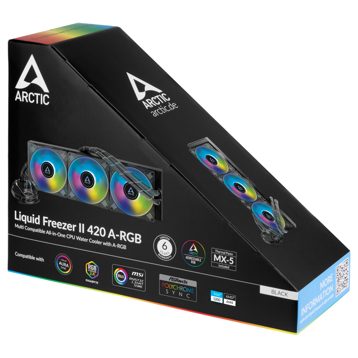 Система водяного охолодження Arctic Liquid Freezer II 420 A-RGB