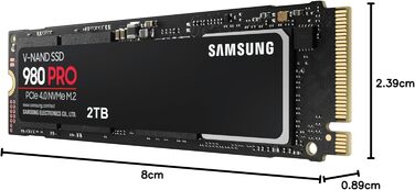 SSD Samsung 980 PRO 2TB M.2 PCIe 4.0 (з радіатором) - для ігор та редагування відео