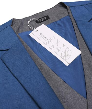 Жилет чоловічий COOFANDY стильний, для весілля та ділових зустрічей, колір Кьонігсблау, розмір 4XL