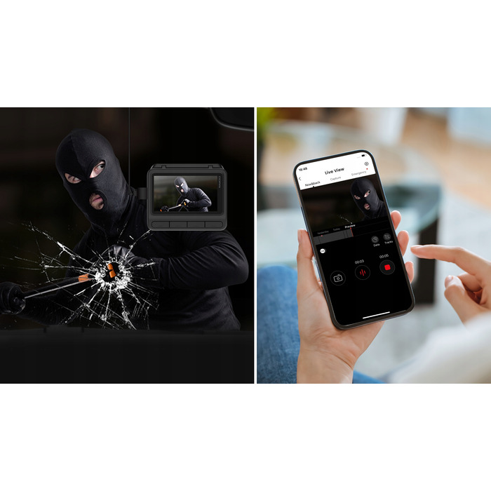 Автомобільний відеореєстратор DDPAI Z60 Pro + Задня камера + Hardwire Kit + Карта пам'яті 128GB