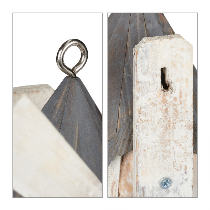 Relaxdays Decorative Birdhouse Windmill