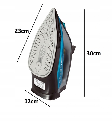 Парова праска з керамічною підошвою Strażak 9в1, 3000 Вт, потужна