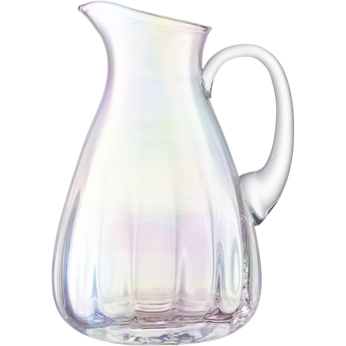 Глечик LSA International Pearl 2.2 л, перламутровий, скляний