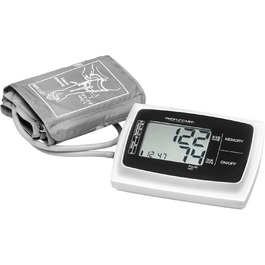 Тонометр ProfiCare® PC BMG 3121 для вимірювання артеріального тиску та пульсу | Виявлення аритмії | Тонометр на плечі з оцінкою ВООЗ | Білий | Модель 2024