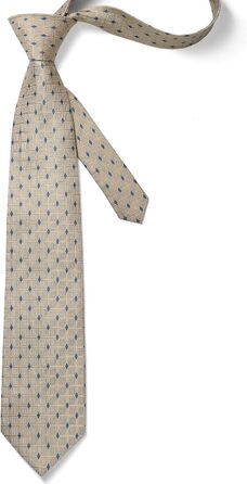 HISDERN Комплект краватки та нагрудного хустинки для чоловіків: стильний бежевий варіант для весілля та особливих подій