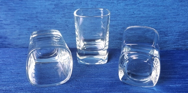 Подарунковий набір чарок для горілки Art-Glass, прозорі, 50 мл, 7 шт.