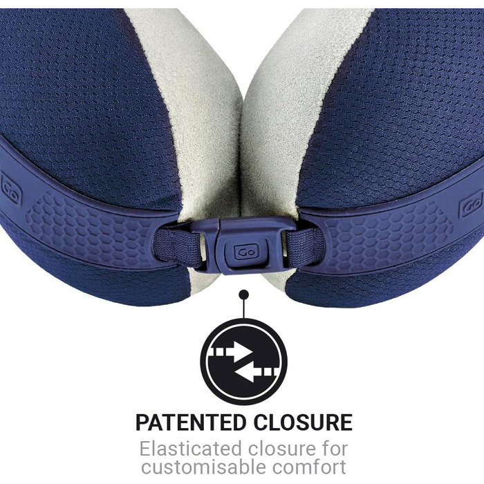Подушка для шиї Go Travel Memory Dreamer, темно-синій, стандартний розмір