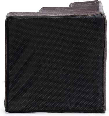 Сходинки для собак Karlie Easy Step – м'яка драбинка для собак, плюш/дерево, темно-сірий, 40x39x30 см