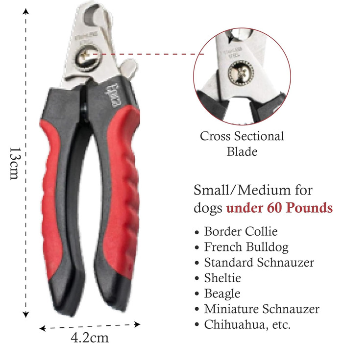 Професійні ножиці для грумінгу тварин Epica Nr.1 – для собак середніх та великих порід, ML Pet Clipper (Small)