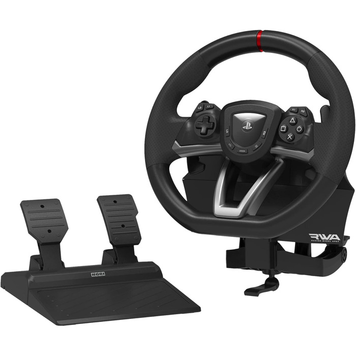 HORI RWA Racing Wheel Apex для PS5, PS4 та PC - офіційно ліцензований аксесуар Sony