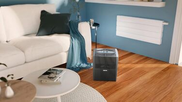 Зволожувач повітря Venta Luftbefeuchter LW25 Comfort Plus: тиха робота 24 дБ, 3 Вт, холодний пар, 7 л, до 45 м², авто, Sleep, функція аромату