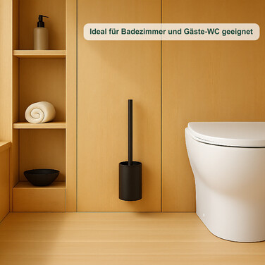 Relaxdays Toilet Brush with Wall Holder