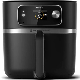 Philips HD9880/90 Airfryer 7000 Series XXL Connected with Food Thermometer, 2 kg Capacity, 8.3 L
