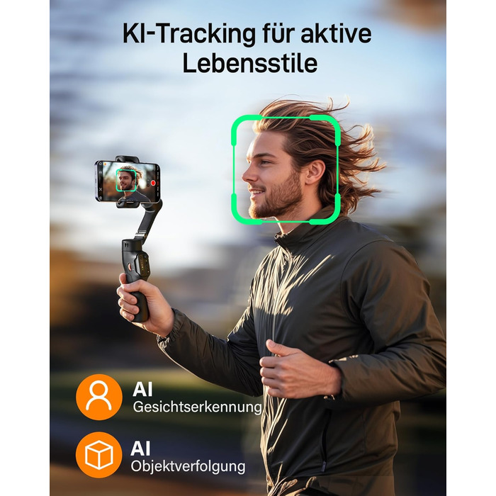 Hohem iSteady X3 SE - Стабілізатор Gimbal для смартфона, 3-осьовий, знімний пульт, 11 годин роботи, для Vlogging, Selfie, подорожей (чорний)