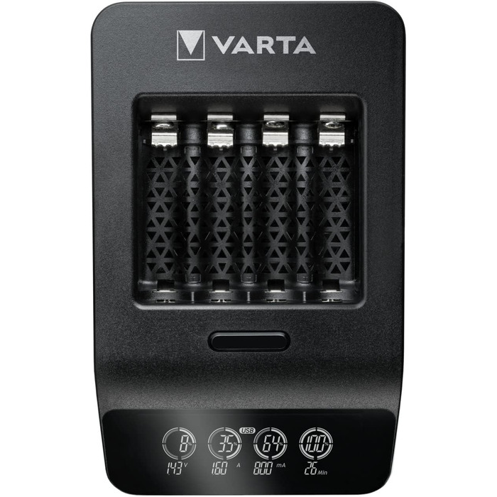 Зарядний пристрій VARTA для акумуляторів AA/AAA (LCD Smart Charger+, Single)