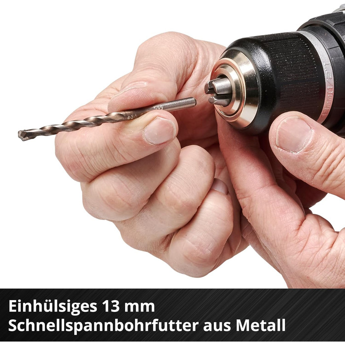 Акумуляторний дриль-шуруповерт Einhell TP-CD 18/60 Li BL (18V, безщітковий двигун, 13 мм, 2 швидкості, Solo, Power X-Change)