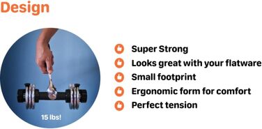 Featured on Shark Tank – transform utensils into a versatile multi-tool (er-Pack, black) (1)