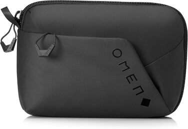 OMEN Transceiver Pouch Accessory Bag (water-resistant, Electronics Organizer, Cable Bag, Case, Accessories, Protective Cover, Front Pocket) Black, One Size