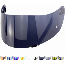 Візор для шолома Everalo, сумісний з AGV K1, K3 SV, K5, K5S, K1S, S4SV, Horizon, Skyline, Strada, Stealth SV, Compact, Pinlock Ready, чорний 80%, афтермаркет