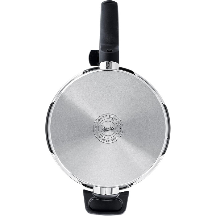 Скороварка Fissler Vitaquick Premium 4,5 л з нержавіючої сталі, для індукції, 2 режими приготування, Ø22 см, вироблено в Німеччині