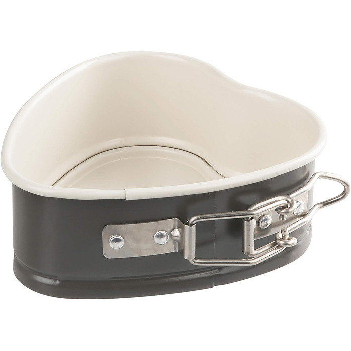 Dr. Oetker Mini Cake Tins Set EXCLUSIVE, cake tins with ceramic-reinforced non-stick coating, cake molds for various cakes, Grey-Brown/Crème, Quantity: 1 x 3-piece set