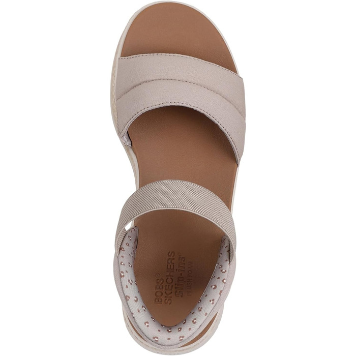 Кросівки жіночі Skechers Bobs Sun Ray Step Aside 39 EU бежеві текстильні