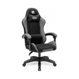 Ігрове крісло IMBA seat Strider, тканина, чорно-сіре