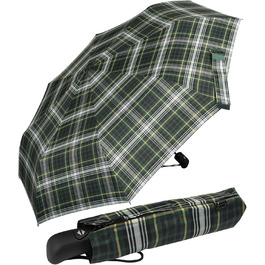 iX-brella First Class: Змінний колір при намоканні - дощовий парасолька (Квітковий принт, зелений)