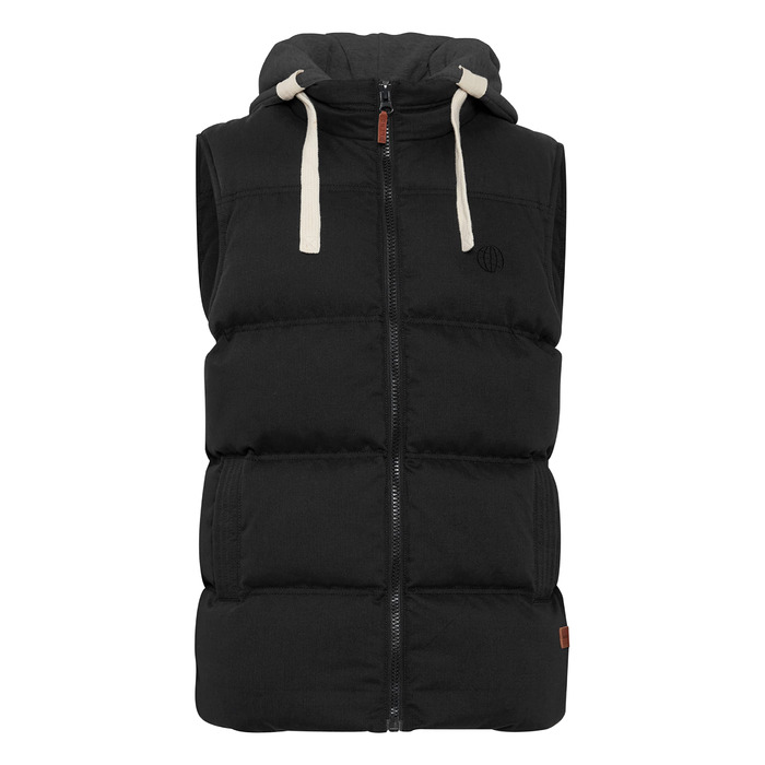 Чоловіча степкова жилетка Blend BHJens з капюшоном та кишенями, Regular fit, чорний (70155)