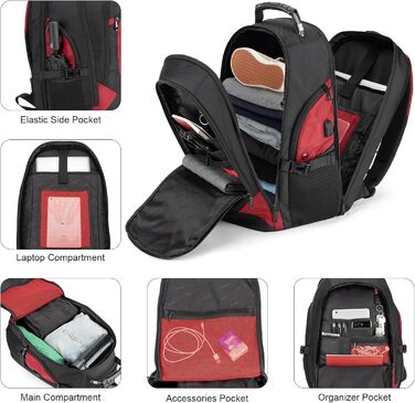 Рюкзак Tzowla для ноутбука 17.3